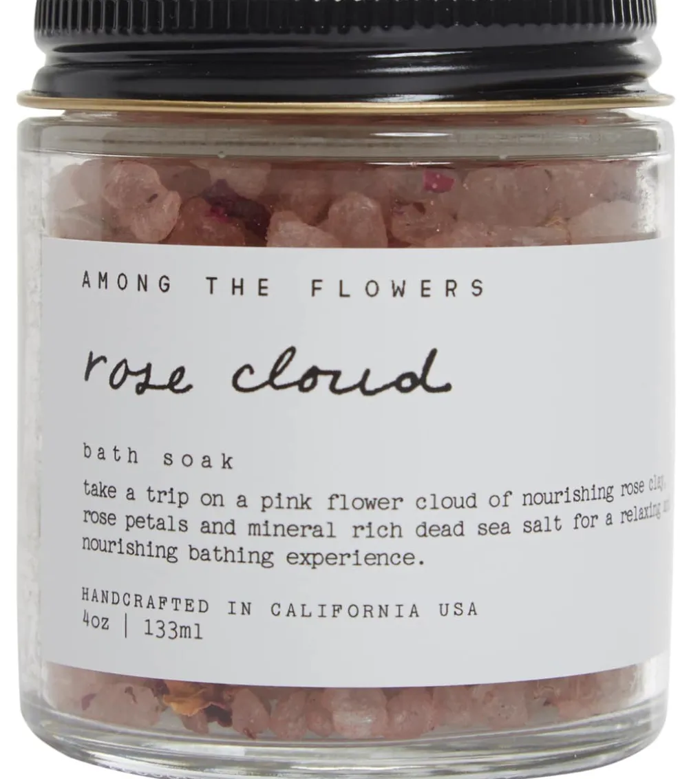 Among The Flowers Rose Cloud Sea Salt + Rose Bath Soak