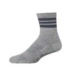 BASE 33 Unisex Crew Yoga Grip Socks