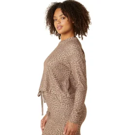 Beyond Yoga Brushed Up Cropped Pullover