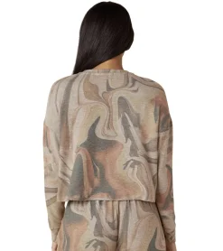 Beyond Yoga Brushed Up Cropped Pullover