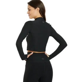 Beyond Yoga Featherweight Moving On Cropped Pullover