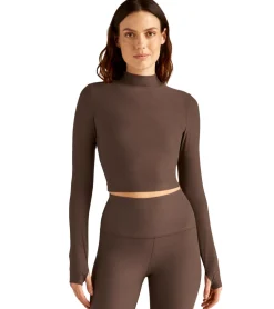 Beyond Yoga Featherweight Moving On Cropped Pullover