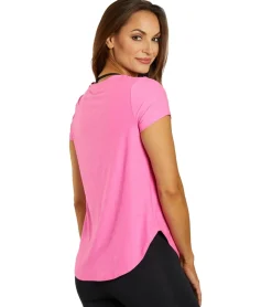 Beyond Yoga Featherweight Spacedye On the Down Low Yoga Tee