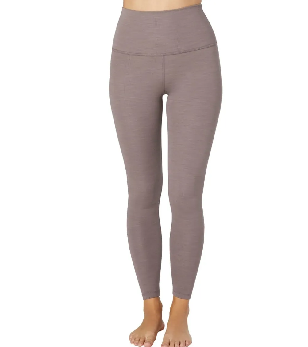 Beyond Yoga Heather Rib High Waisted 7/8 Yoga Leggings