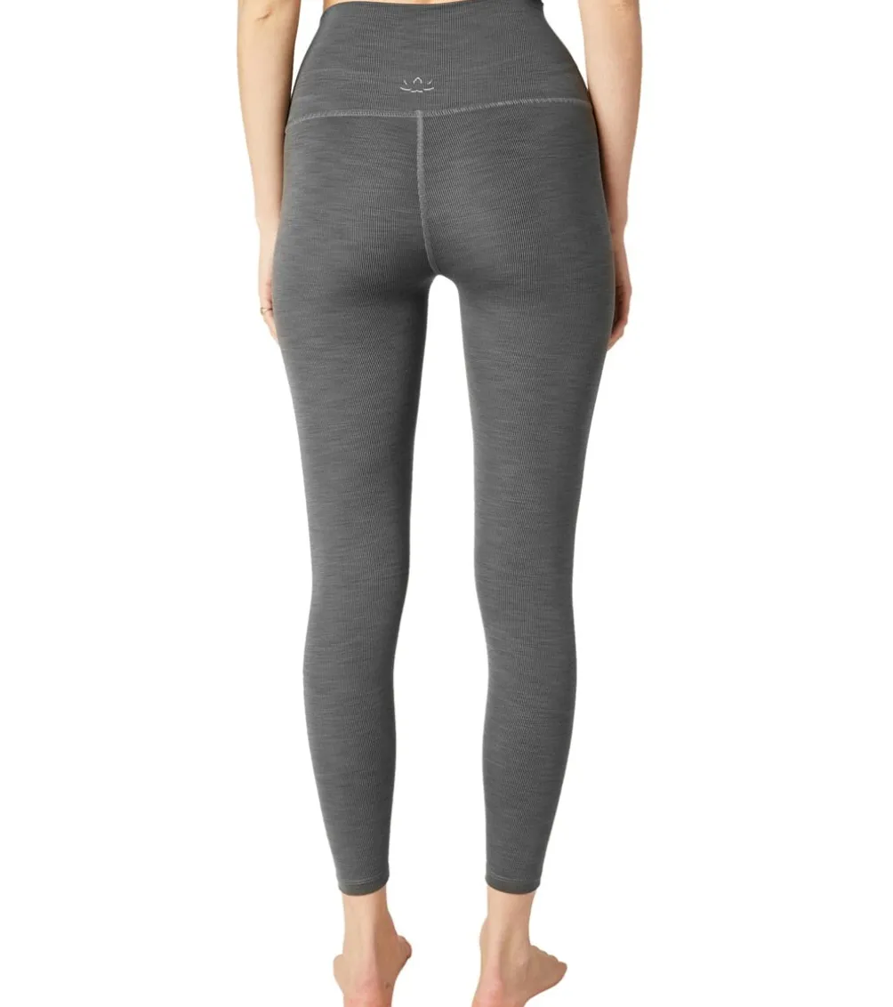 Beyond Yoga Heather Rib High Waisted 7/8 Yoga Leggings