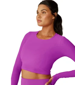 Beyond Yoga Performance Knit Resilient Cropped Pullover