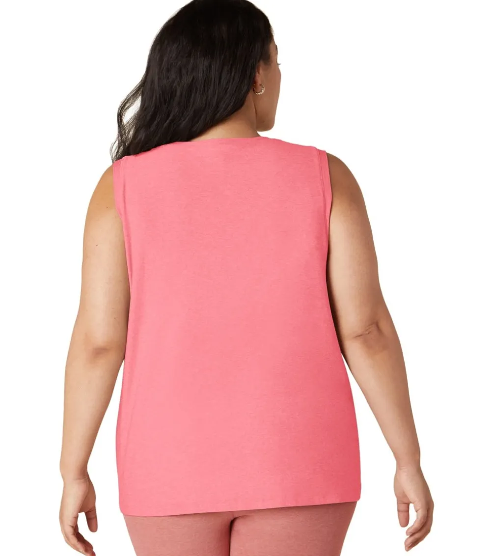 Beyond Yoga Plus Featherweight Spacedye Balanced Muscle Yoga Tank