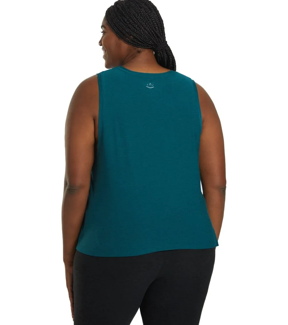 Beyond Yoga Plus Featherweight Spacedye Balanced Muscle Yoga Tank