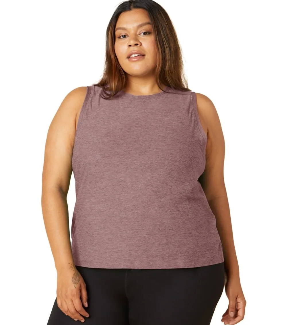 Beyond Yoga Plus Featherweight Spacedye Balanced Muscle Yoga Tank