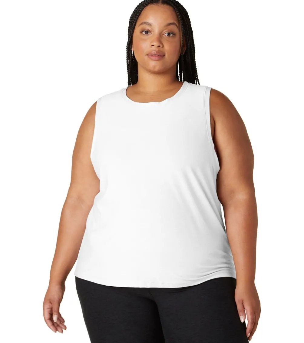Beyond Yoga Plus Featherweight Spacedye Balanced Muscle Yoga Tank