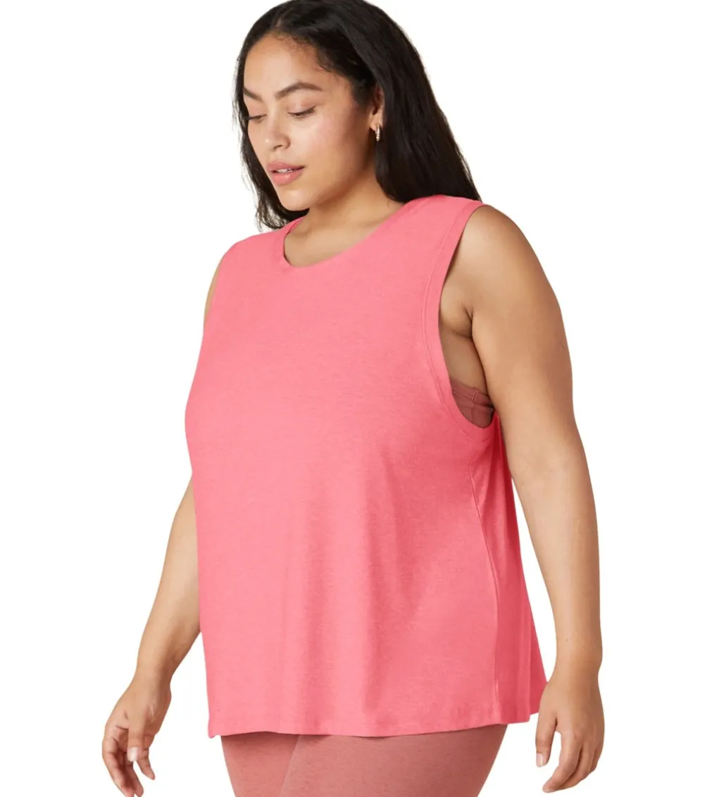 Beyond Yoga Plus Featherweight Spacedye Balanced Muscle Yoga Tank
