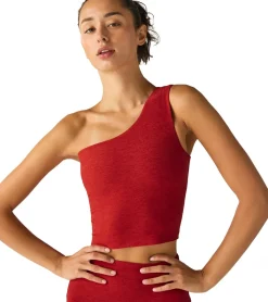 Beyond Yoga Spacedye The Bold Shoulder Cropped Tank