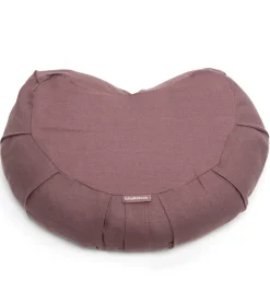 B, Halfmoon Linen Halfmoon Mediation Cushion