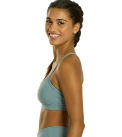 Everyday Yoga Delight Solid Racer Back Sports Bra