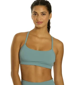 Everyday Yoga Delight Solid Racer Back Sports Bra