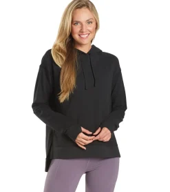 Everyday Yoga Diverse Solid Hi-Low Hooded Sweatshirt
