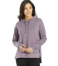 Everyday Yoga Diverse Solid Hi-Low Hooded Sweatshirt