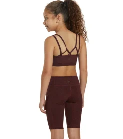 Everyday Yoga Girl Uphold Cheetah High Waisted Biker Shorts with Pocket