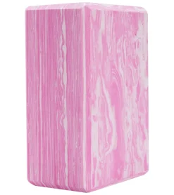 Everyday Yoga 4 Inch Marbled Foam Yoga Block