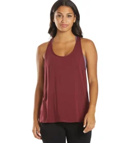 Everyday Yoga Motion Solid Racer Back Layering Tank