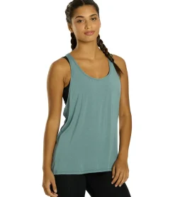 Everyday Yoga Motion Solid Racer Back Layering Tank