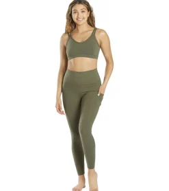 Everyday Yoga Radiant Solid Strappy Back Sports Bra
