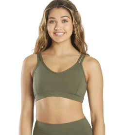 Everyday Yoga Radiant Solid Strappy Back Sports Bra