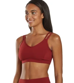 Everyday Yoga Radiant Solid Strappy Back Sports Bra