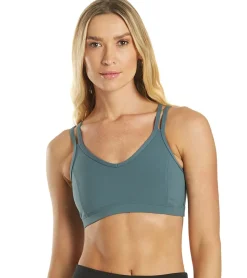 Everyday Yoga Radiant Solid Strappy Back Sports Bra