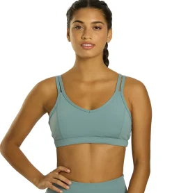 Everyday Yoga Radiant Solid Strappy Back Sports Bra
