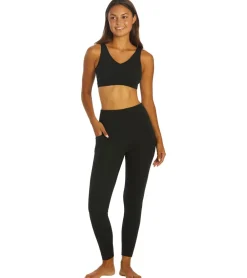 Everyday Yoga Uphold Solid High Waisted 7/8 Leggings With Pockets 25
