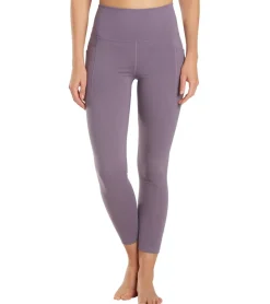 Everyday Yoga Uphold Solid High Waisted 7/8 Leggings With Pockets 25