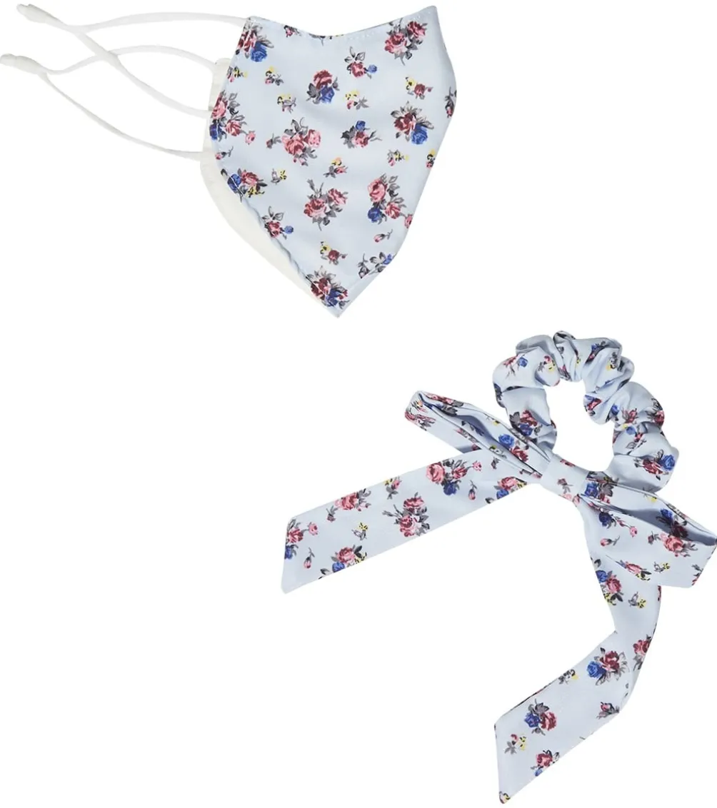Free People Floral Mask and Scrunchie Set