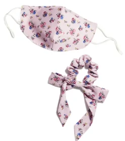 Free People Floral Mask and Scrunchie Set