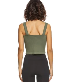 Free People Solid Rib Brami Yoga Crop Top