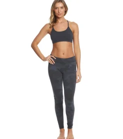 Hard Tail Flat Waist Cotton Ankle Yoga Leggings