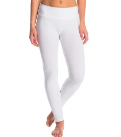 Hard Tail Flat Waist Cotton Ankle Yoga Leggings