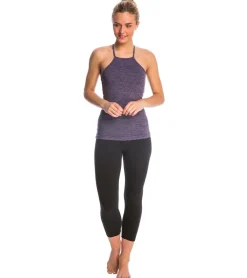 Hard Tail Flat Waisted Cotton Yoga Capris