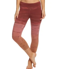 Hard Tail Flat Waisted Cotton Yoga Capris