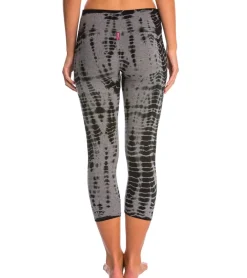 Hard Tail Flat Waisted Cotton Yoga Capris