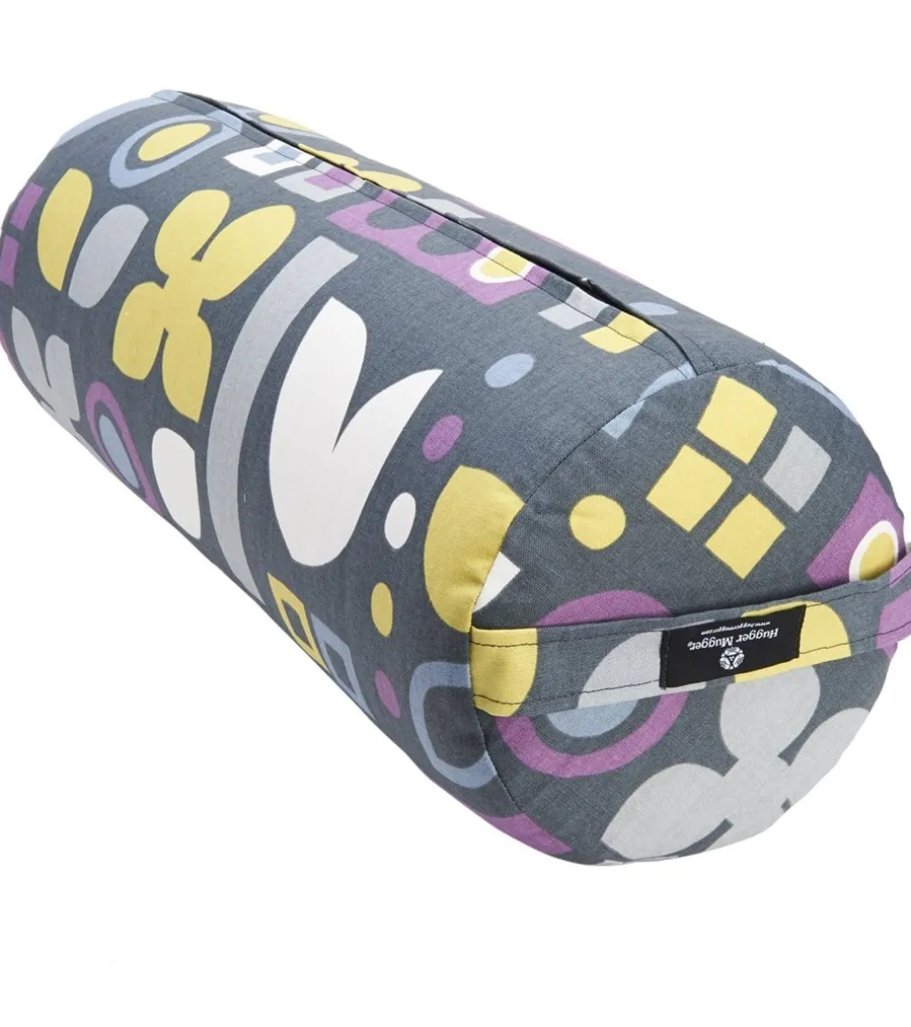 Hugger Mugger Round Printed Yoga Bolster