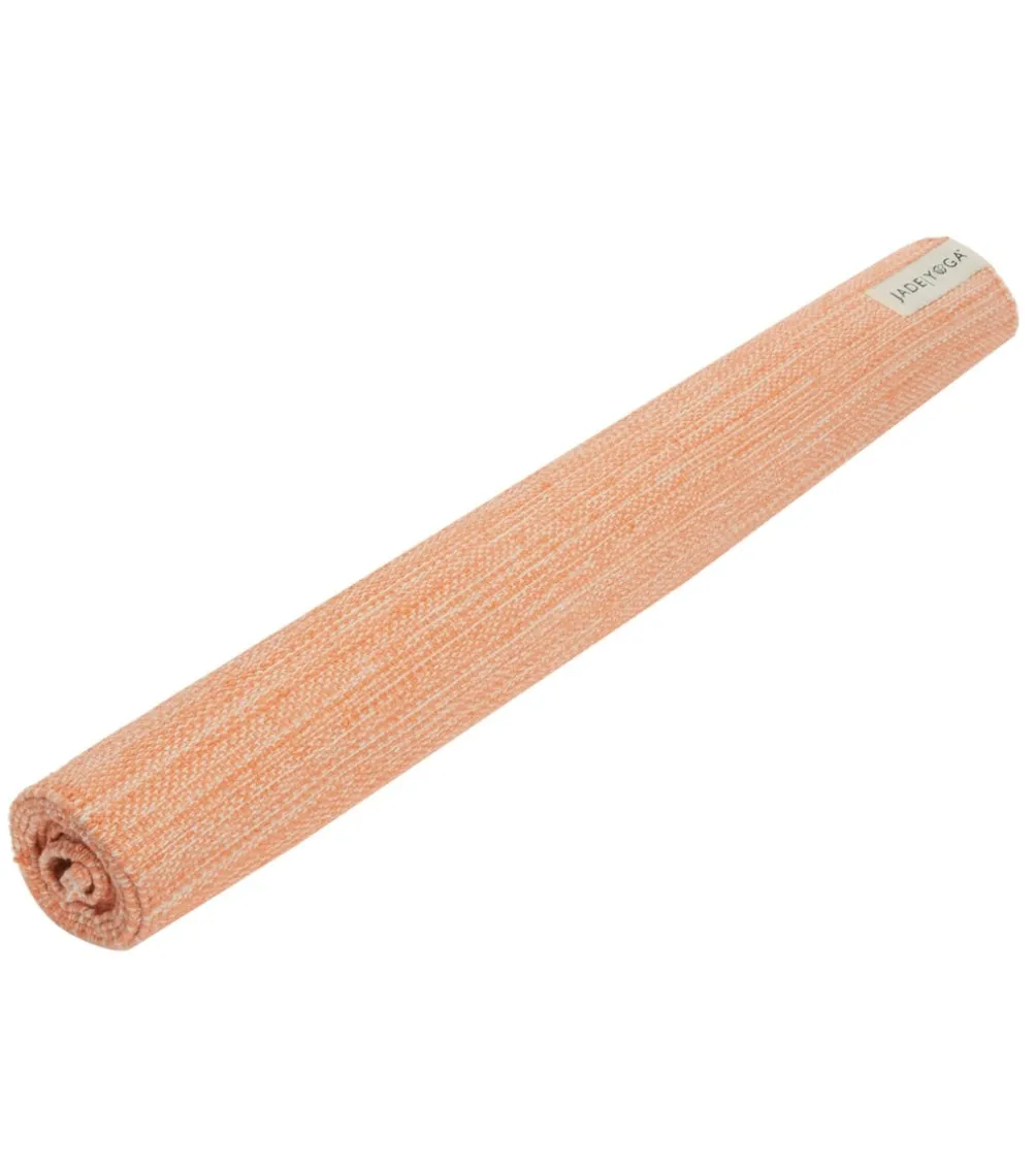 Jade Yoga Organic Cotton Hand Loomed Yoga Mat 72"