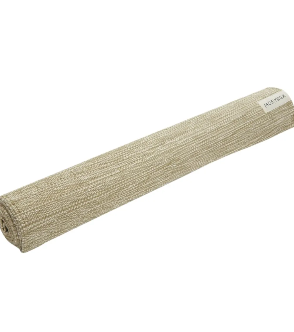 Jade Yoga Organic Cotton Hand Loomed Yoga Mat 72"