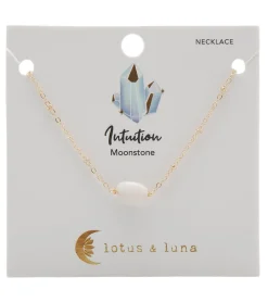 Lotus and Luna Intuition Stone of the Earth Necklace