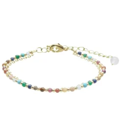 Lotus and Luna Master Healer Gold Healing Layered Bracelet