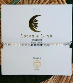 Lotus and Luna Wisdom Healing Anklet