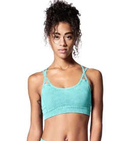 NUX Levitate Seamless Mineral Wash Yoga Sports Bra
