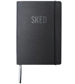 Sked Planner Medium Classic Black Planner