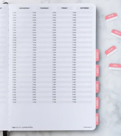 Sked Planner Monthly Tab Stickers