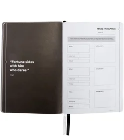 Sked Planner Small Classic Black Planner